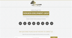 Desktop Screenshot of evergreendevelopments.com